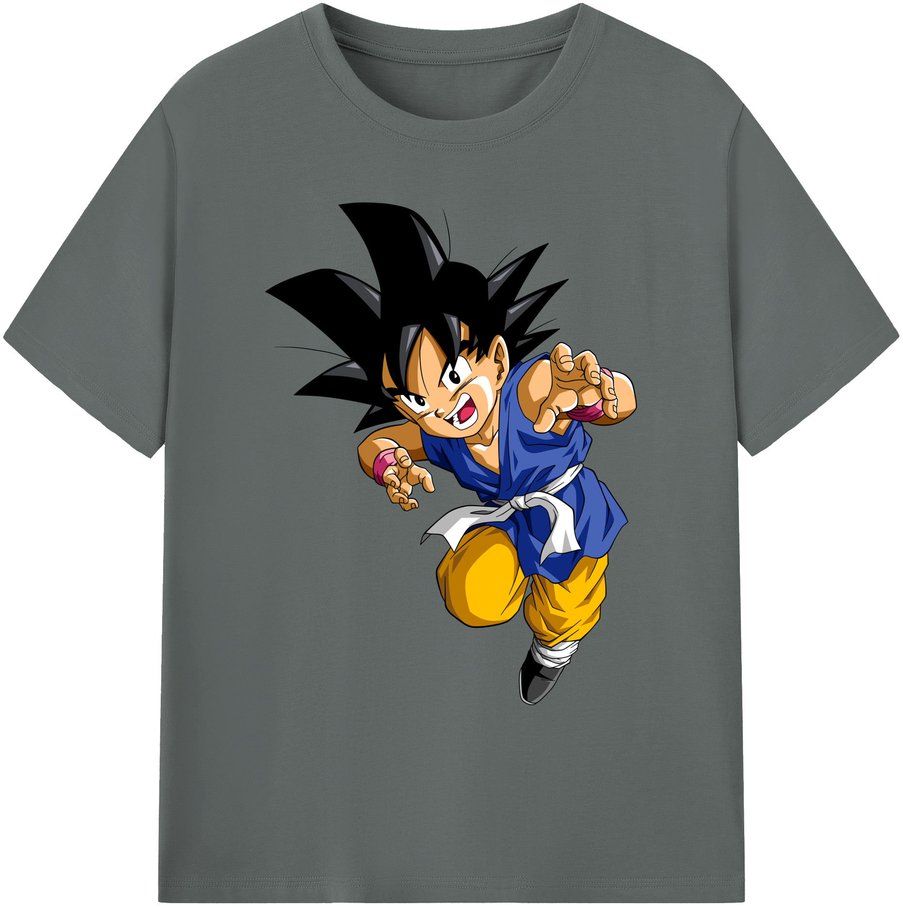 （画像用） ドラゴンボール 孫悟空（そん ごくう）Son Goku カカロット DRAGON BALL Kakarotto 綿100％ メンズ半袖Tシャツ｜肌触りやわらか＆通気性